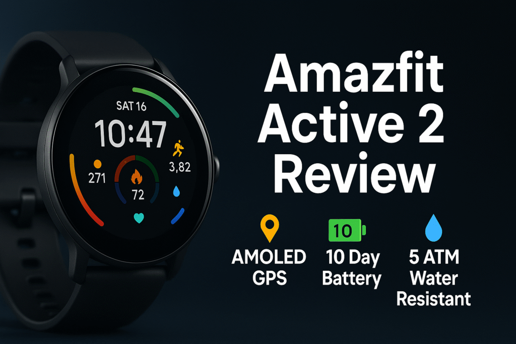 Amazfit Active 2 Review: AMOLED Brilliance, Built-in GPS & 10-Day Battery Beast